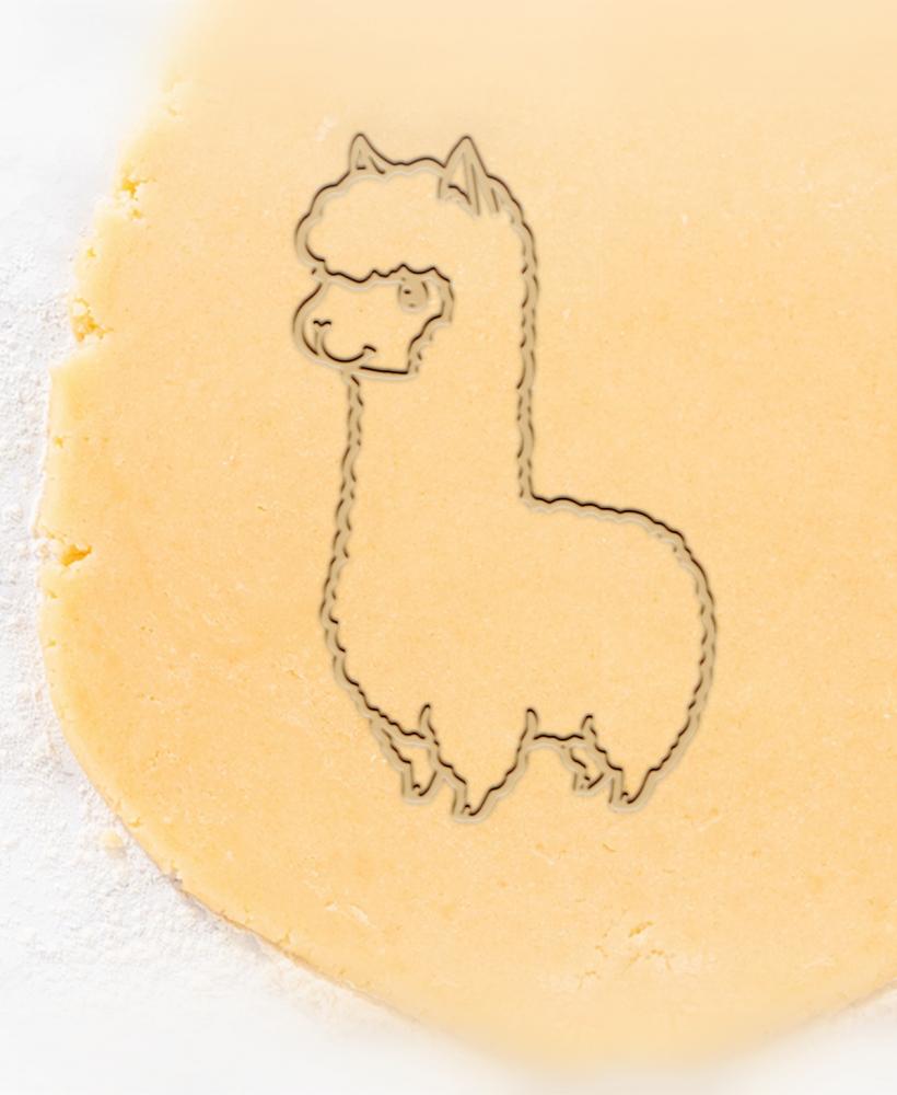 LLama Cookie Cutter, Biscuit Cutter 3d model