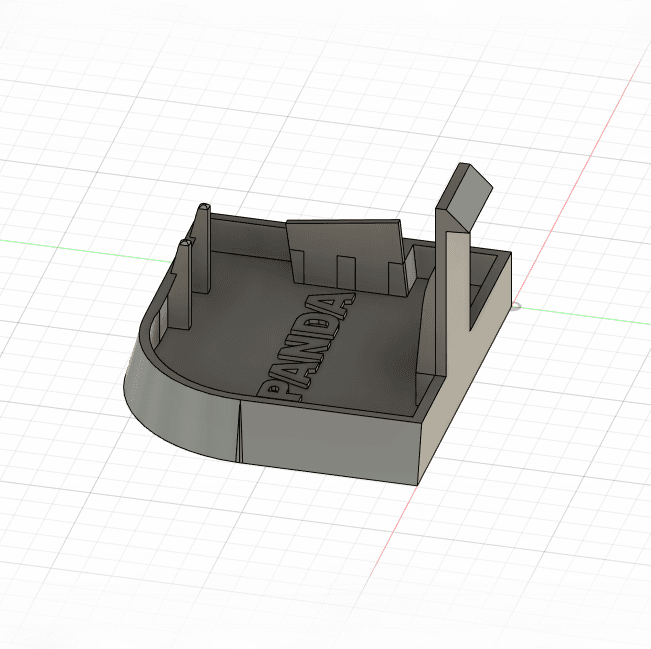 Tappo cruscotto Panda - anni 2000 / Dashboard cap Panda - from 2000s 3d model