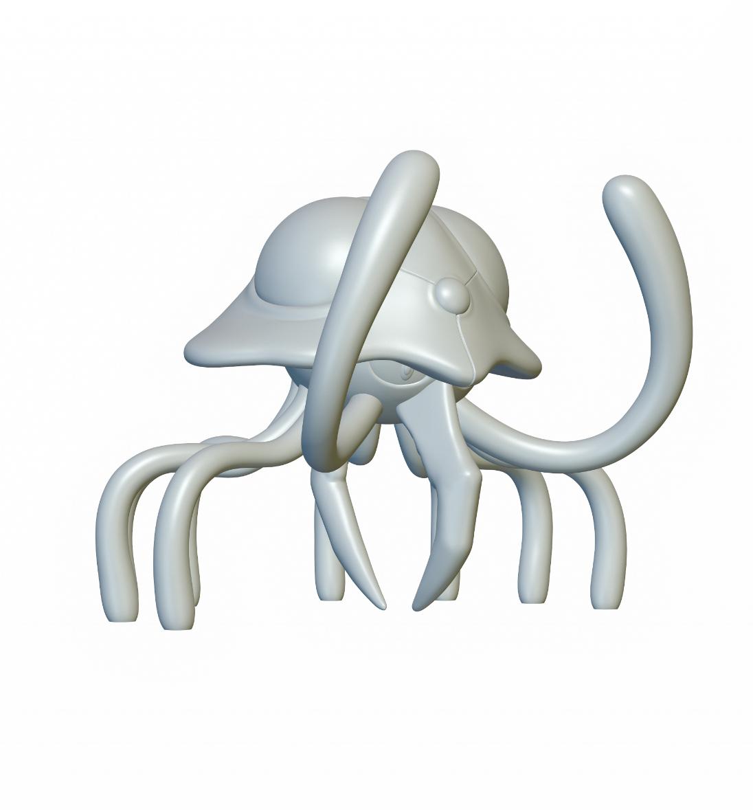 Pokemon Tentacruel #73 - Optimized for 3D Printing 3d model