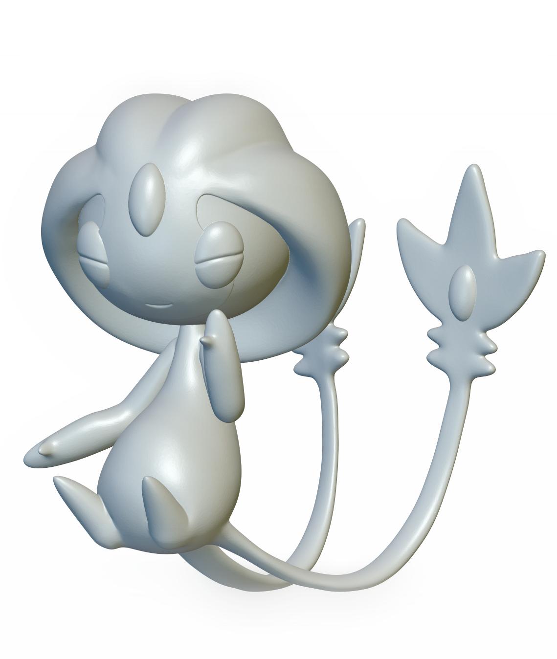 Pokemon Uxie #480 - Optimized for 3D Printing  3d model