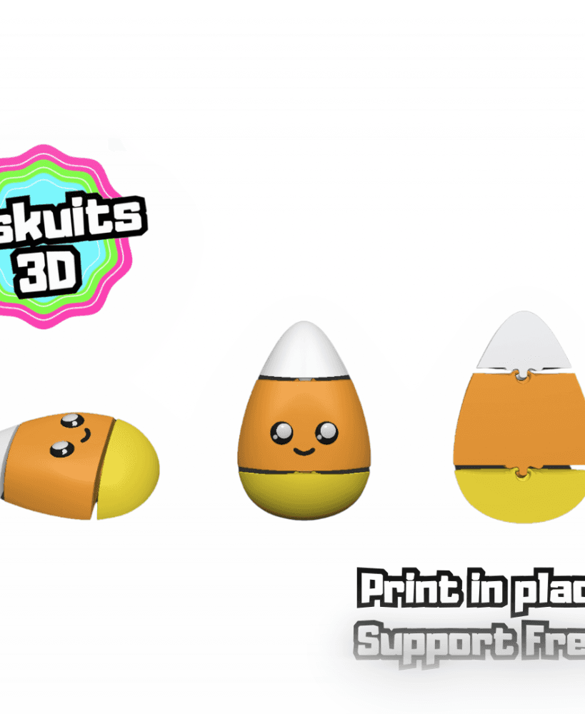 Candy Corn.3mf 3d model