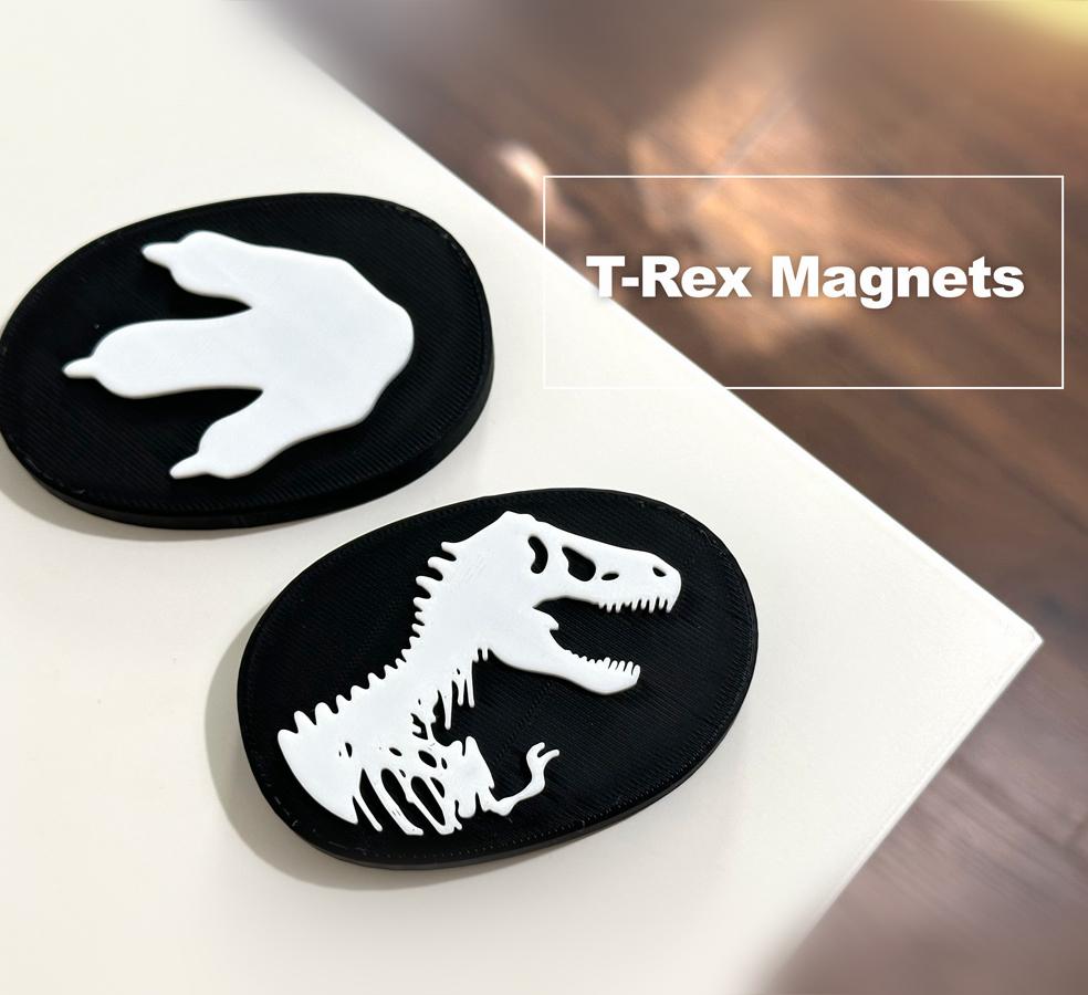 T-Rex Magnets  3d model