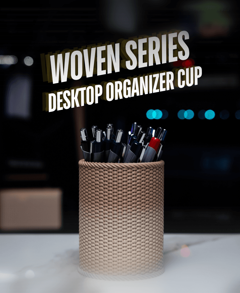 Woven Series - Desktop Organizer Cup 3d model