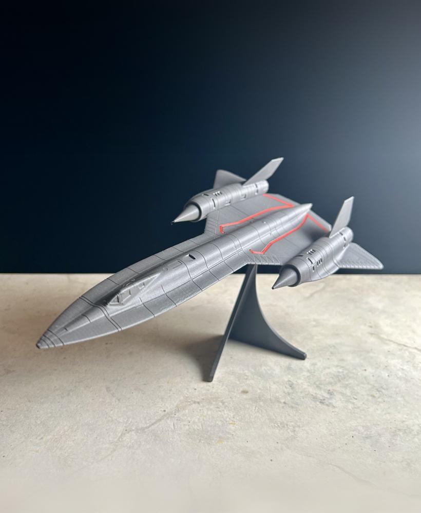 SR-71 Blackbird Kit (No Support, No AMS, No Glue) 3d model