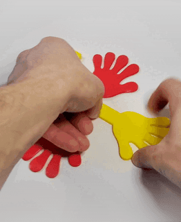 Classic Hand Clapper Noisemaker Toy :: Classic Novelty Party Favor 3d model