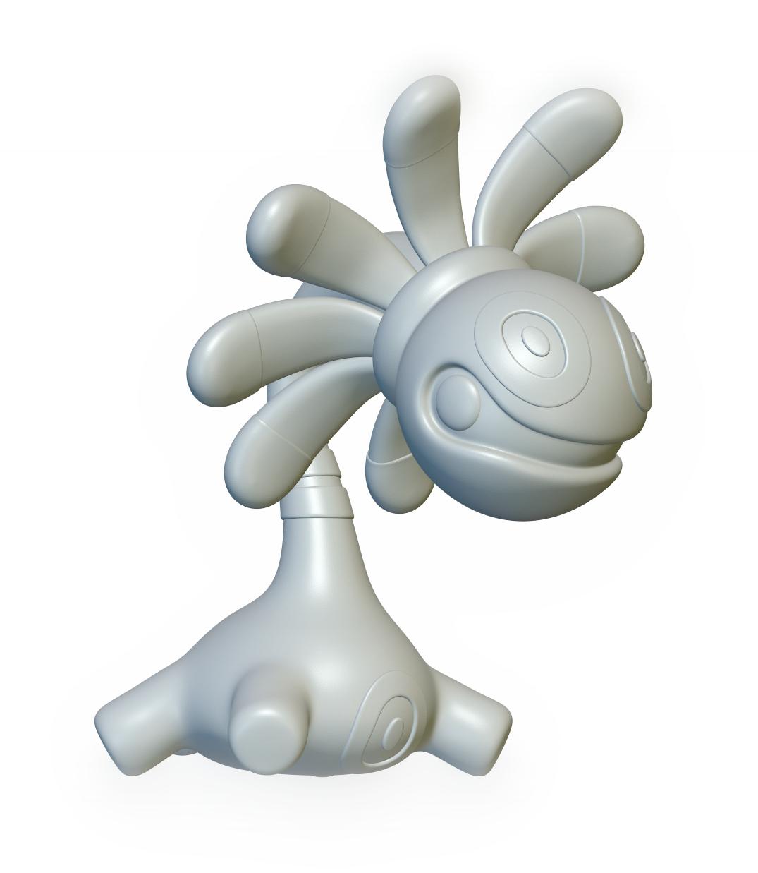 Pokemon Cradily #346 - Optimized for 3D Printing 3d model