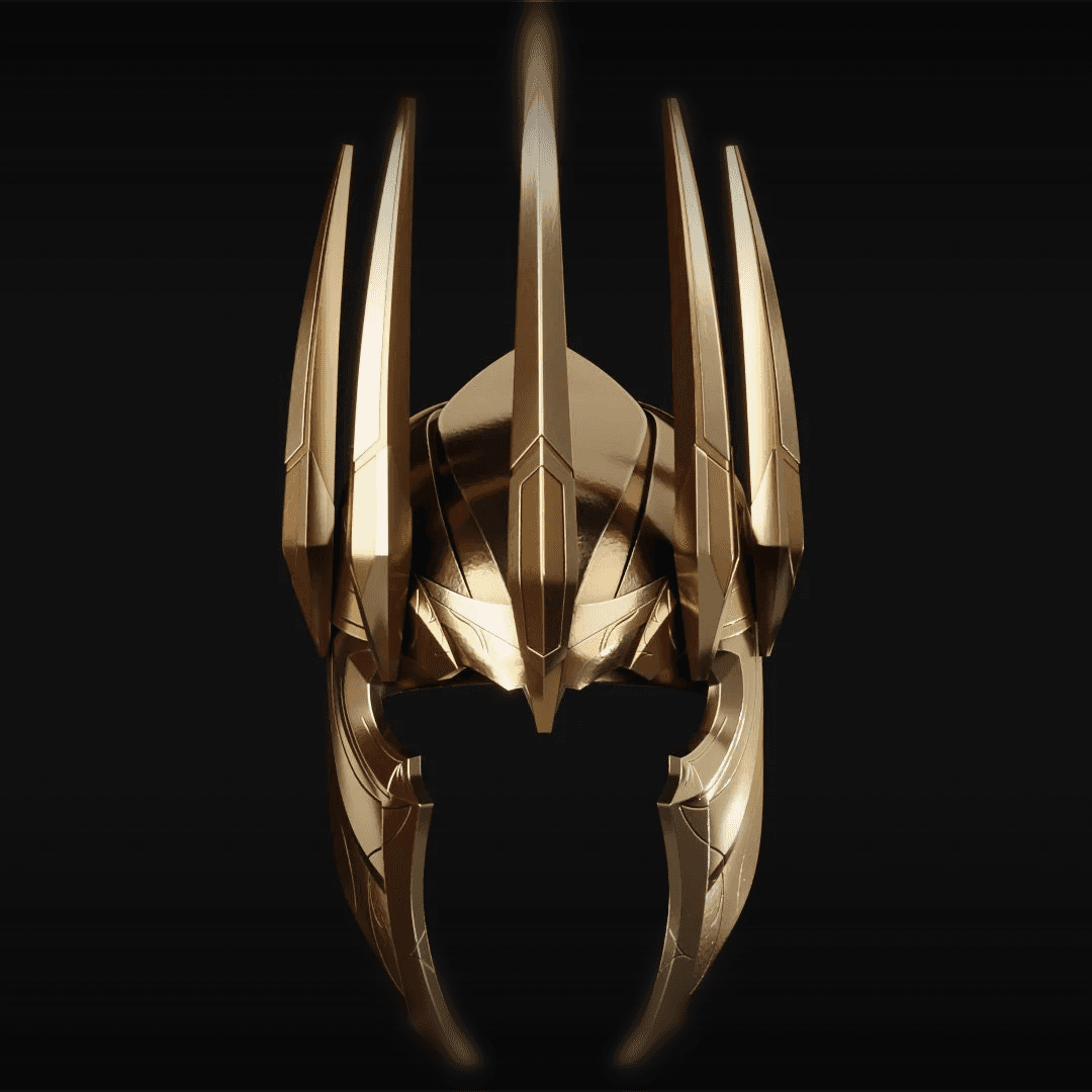 King Thanos Helmet 3D Print File STL 3d model