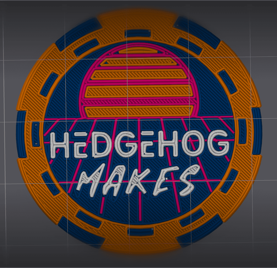 Hedgehog Makes Outrun Makerchip v2 - The New Makercoin! 3d model