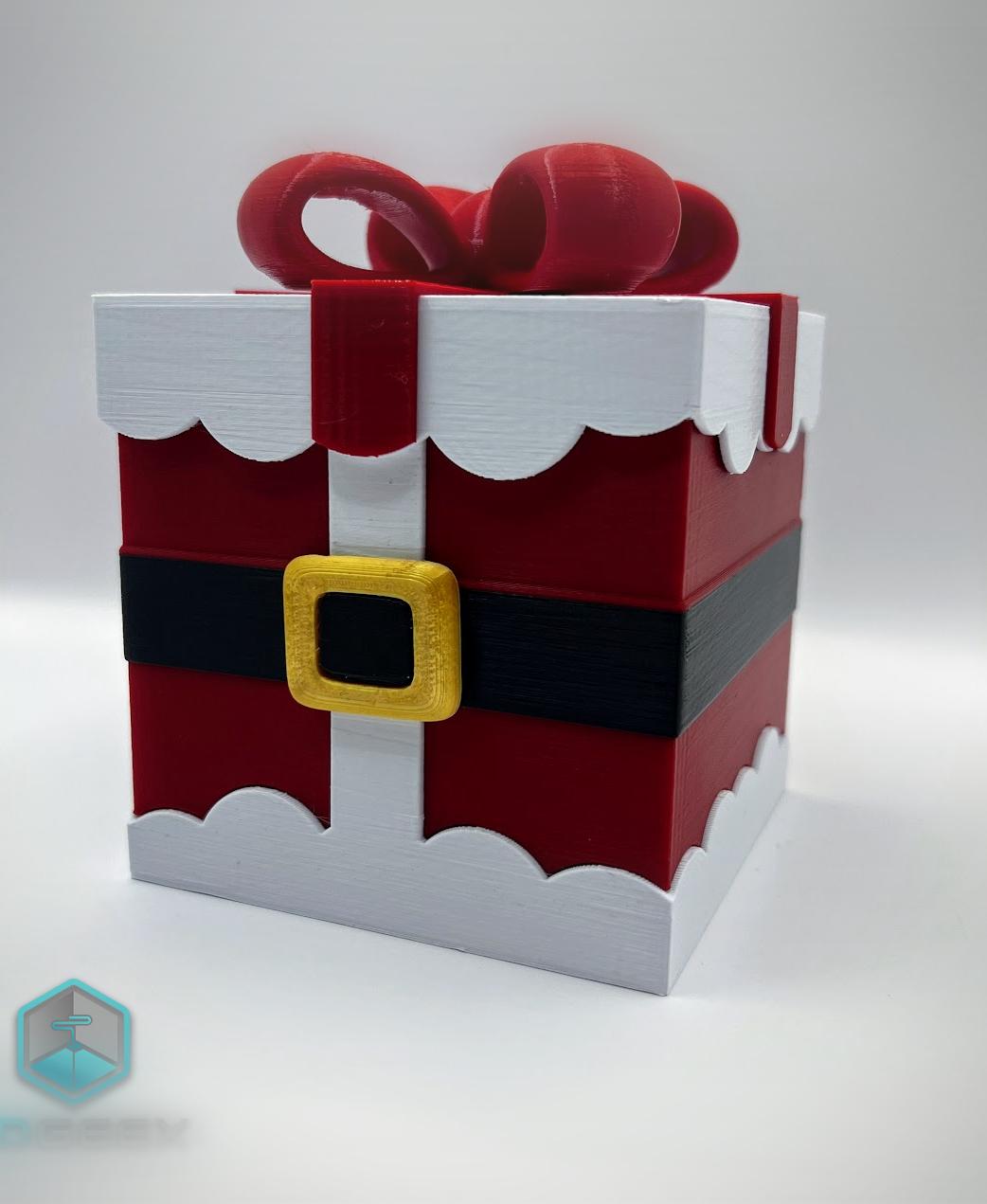 Santa Gift Box 3d model