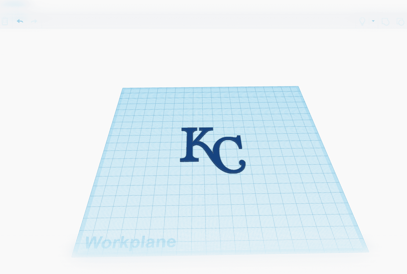 Kansas City Royals Logo 3d model