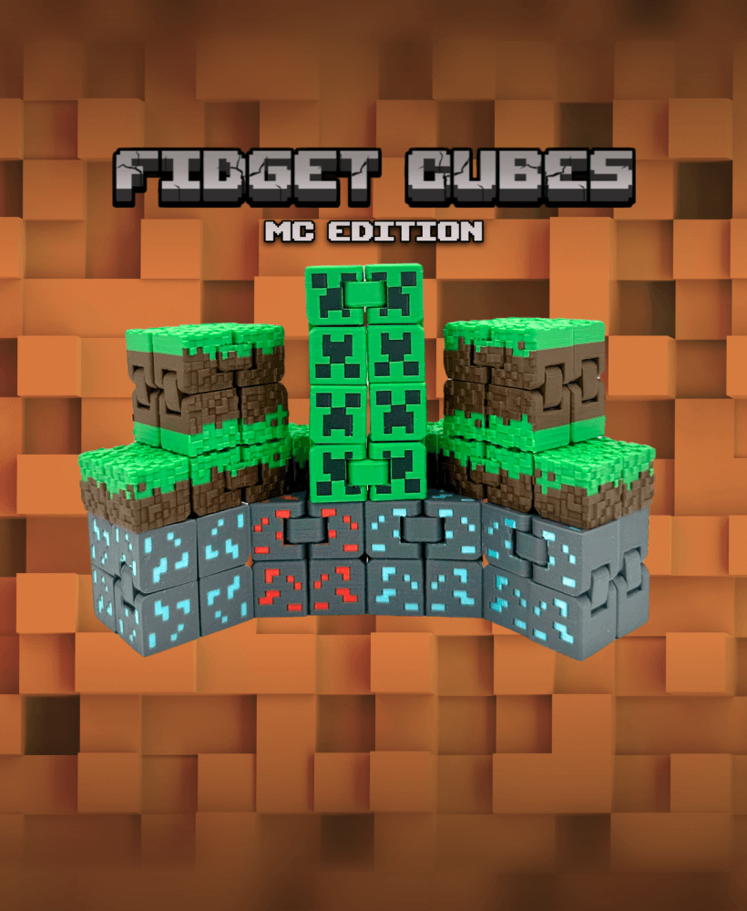 Fidget Cubes MC Edition 3d model