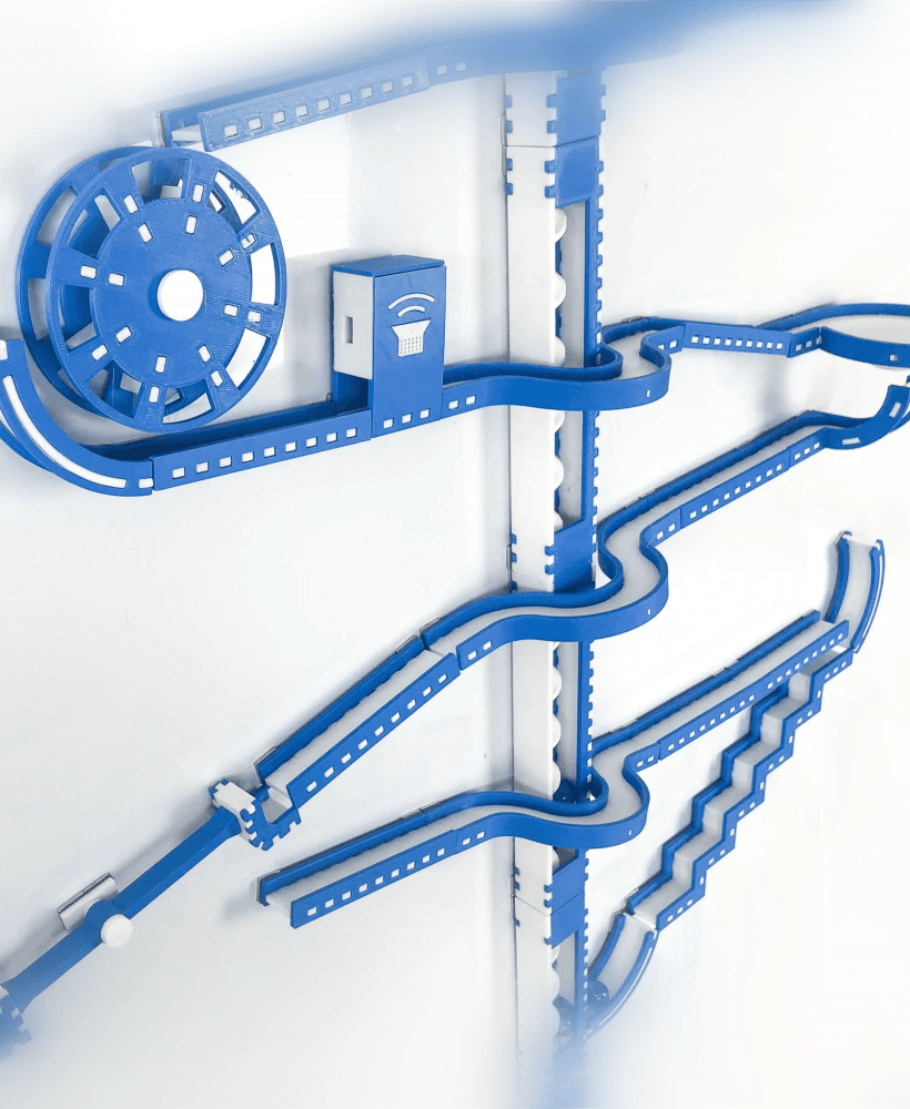 Turing Editions - Infinity Trax | Modular Magnetic Marble Run 3d model