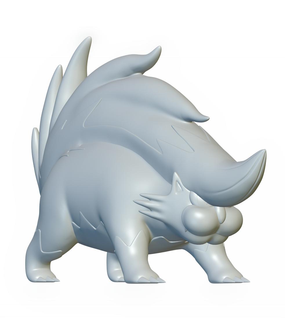 Pokemon Skuntank #435 - Optimized for 3D Printing 3d model