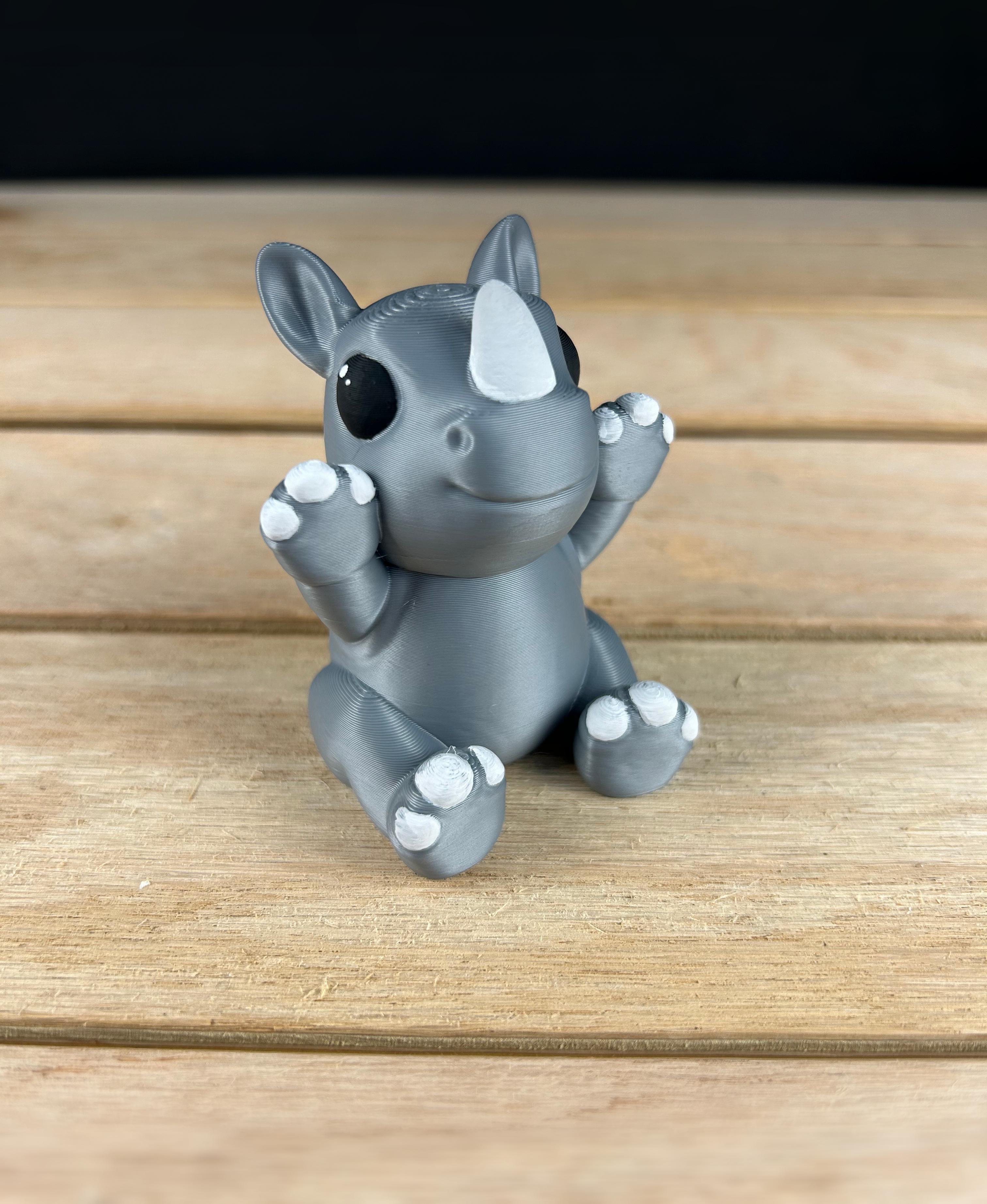 Rhinoceros Needs a Hugs 3d model