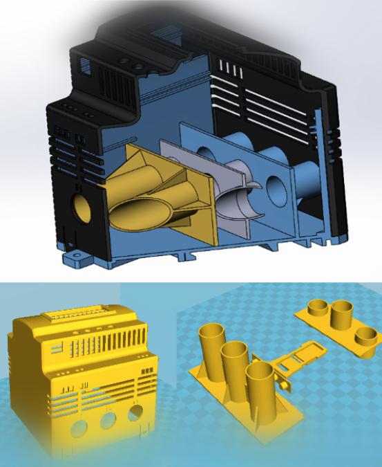 Protection unit for the electrical circuit 3d model