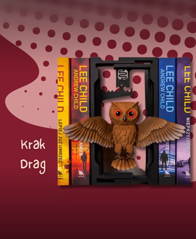 Flying Owl Adjustable Book Nook 3d model