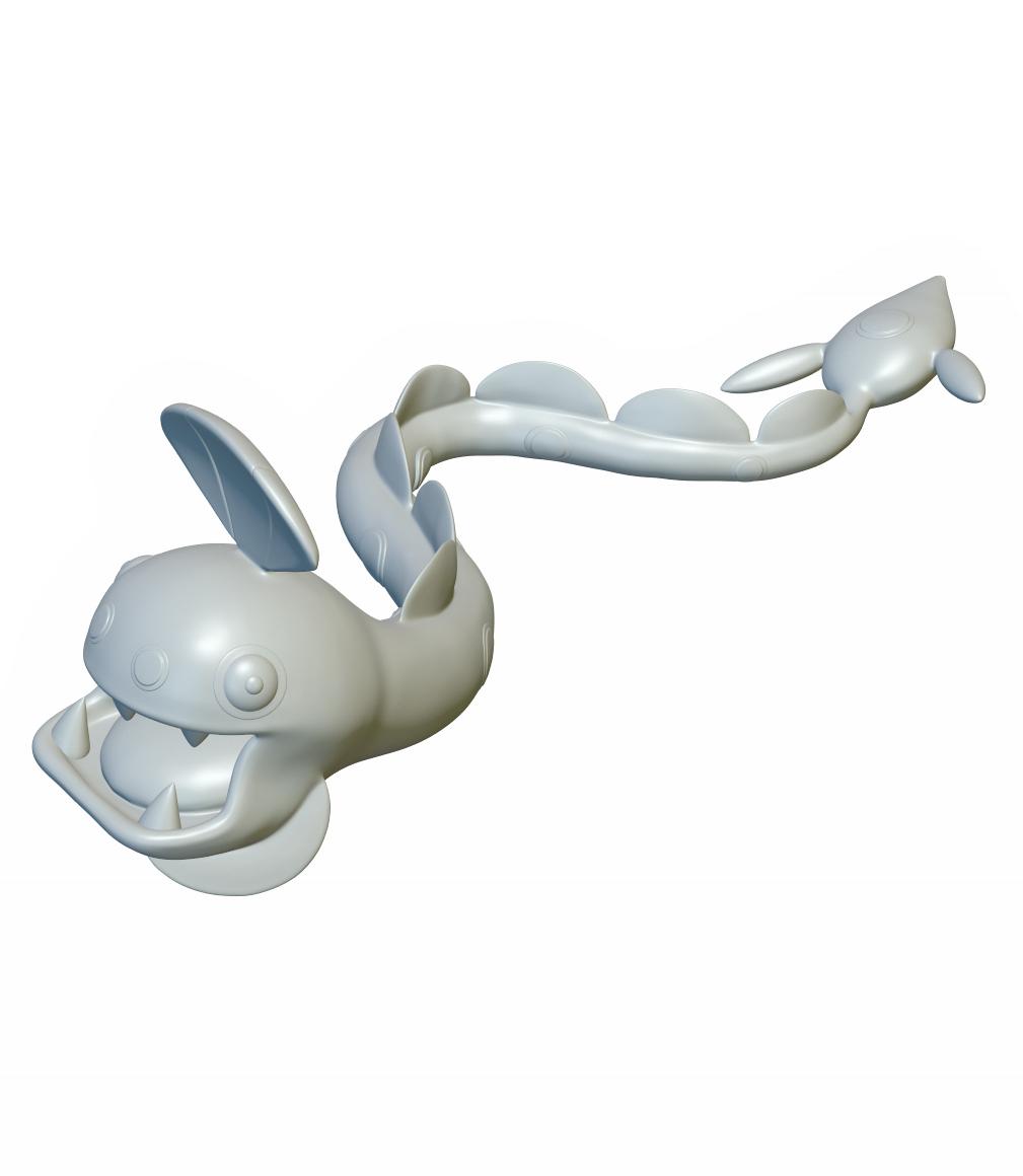 Pokemon Huntail #367 - Optimized for 3D Printing 3d model