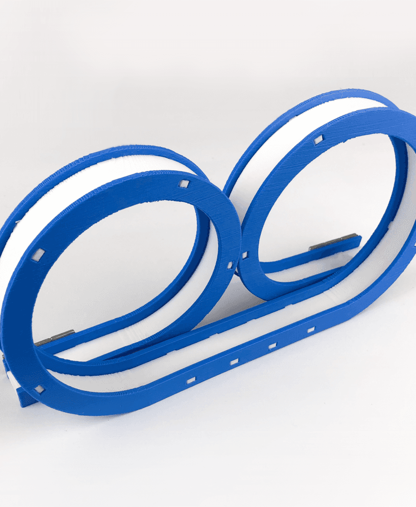 Infinity Trax | Double Back Flip | Modular Magnetic Marble Run 3d model