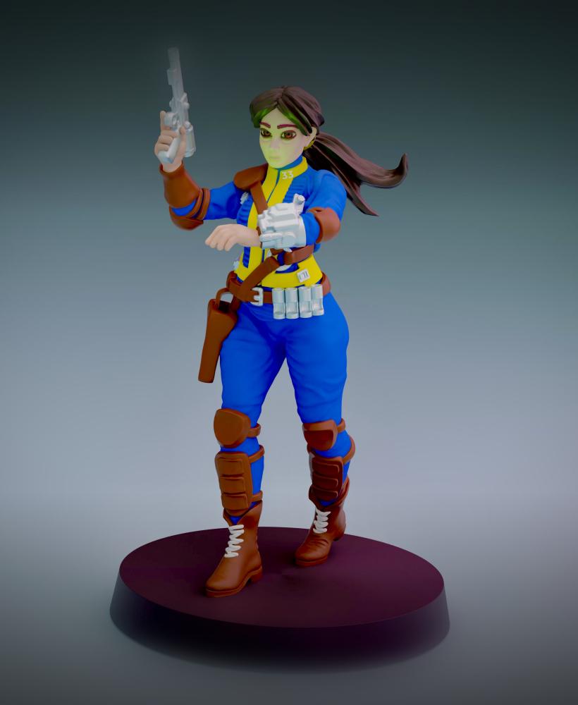 FREE MINI- Lucy MacLean from Fallout TV 3d model