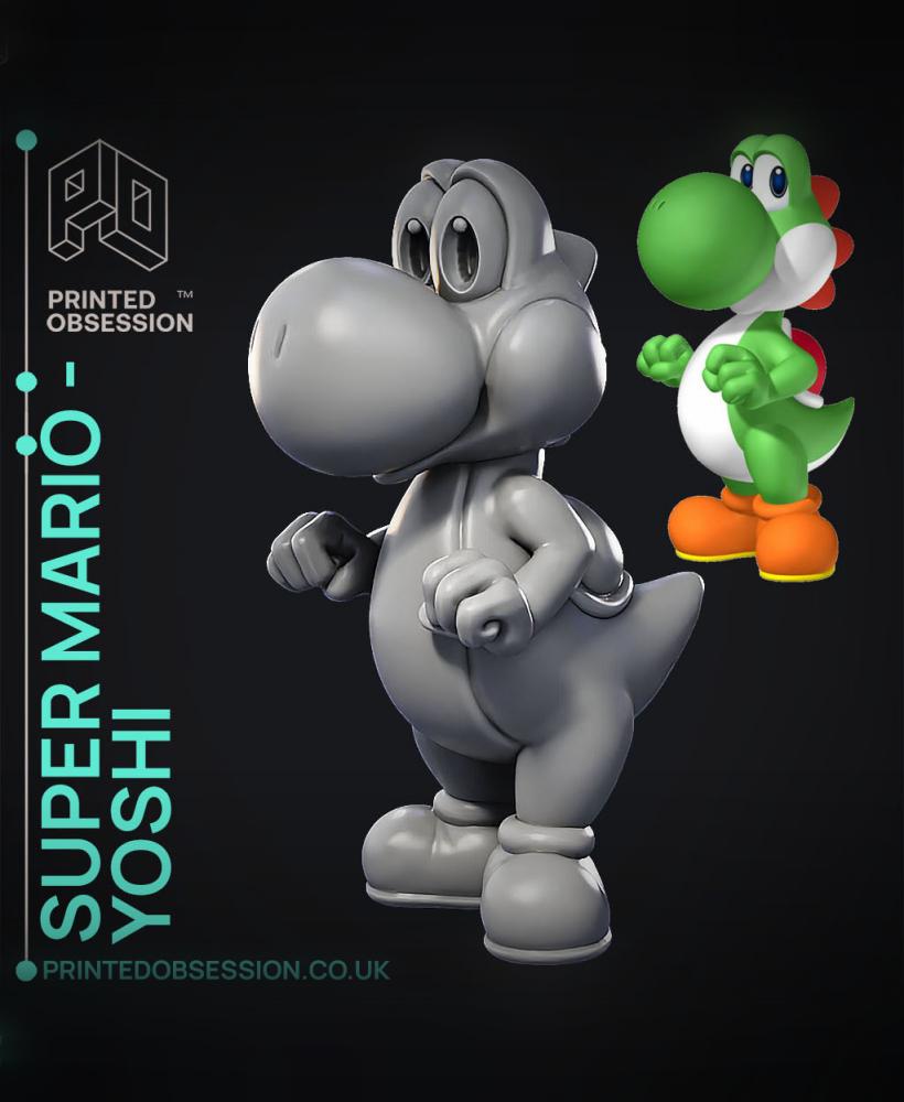 Yoshi - Super Mario Bros - Fan Art 3d model