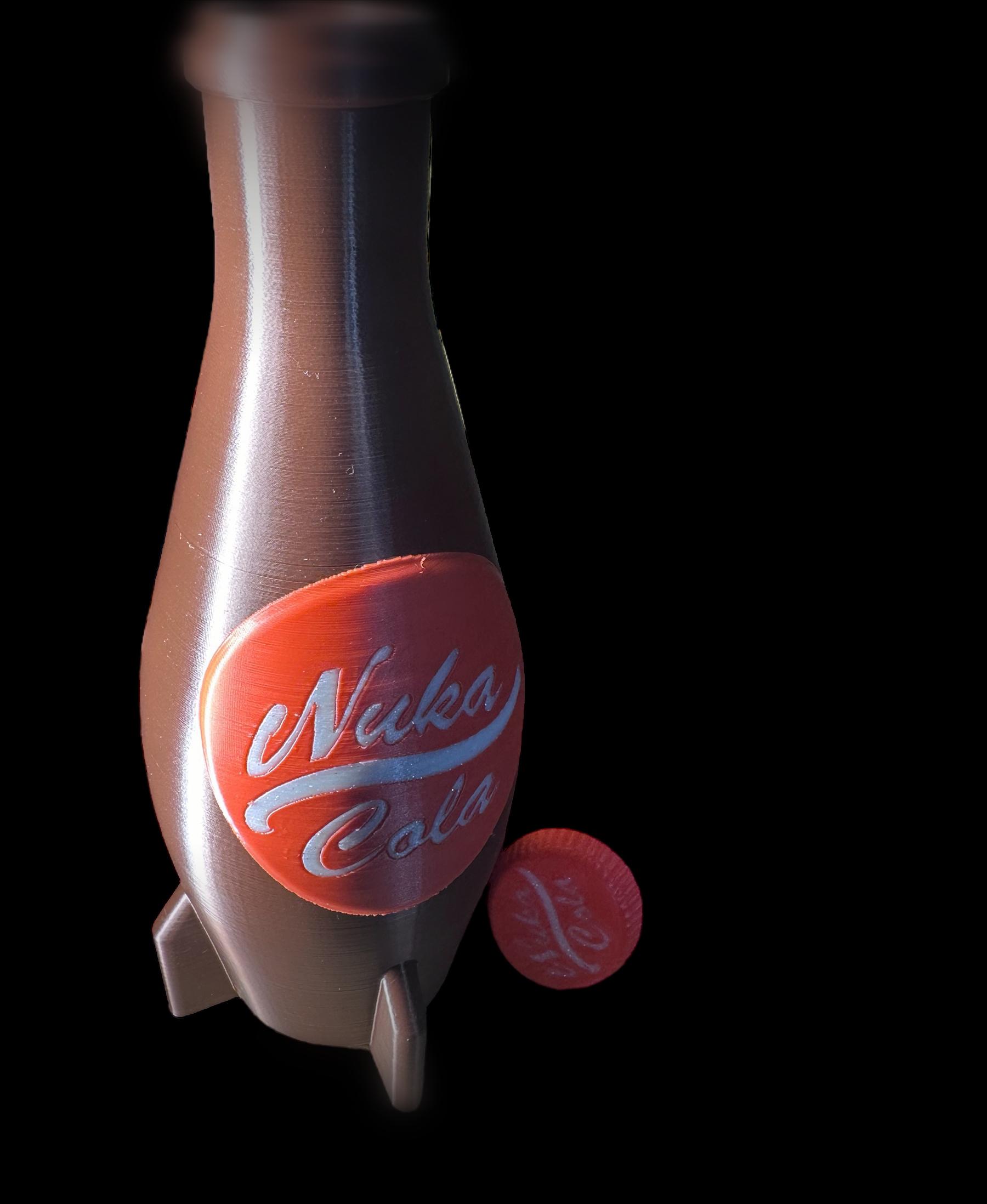 Nuka Stash Bottle, Threaded Cap in Full Color, True Accurate, Prop, Fallout 4, Fallout 3d model