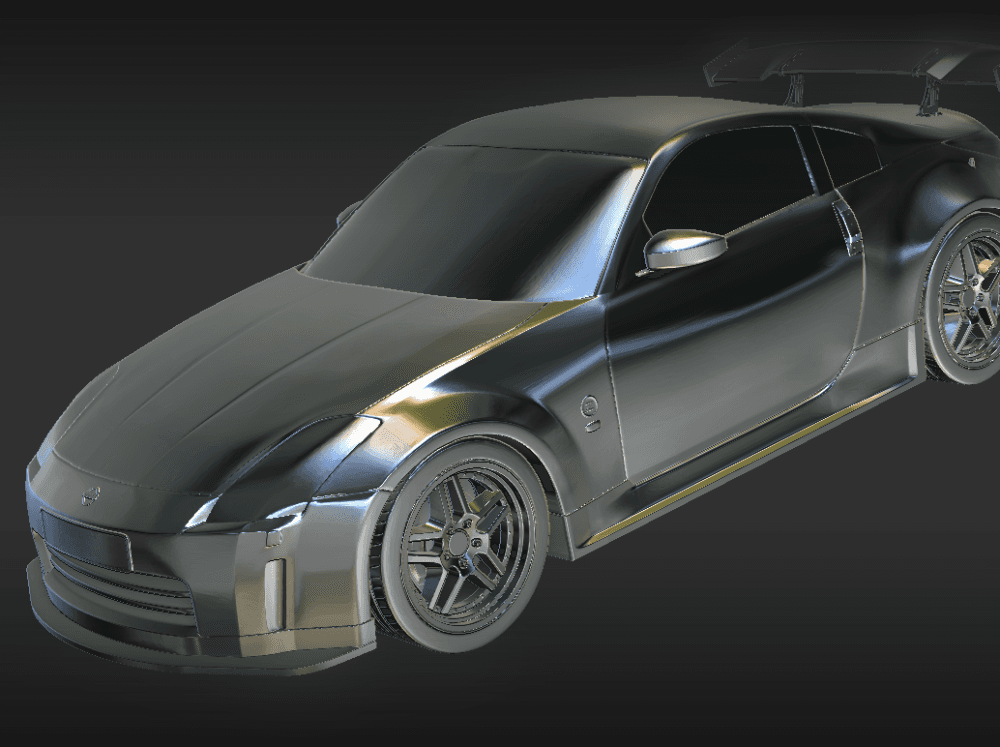 Nissan 350z Custom Bodykit 3d model