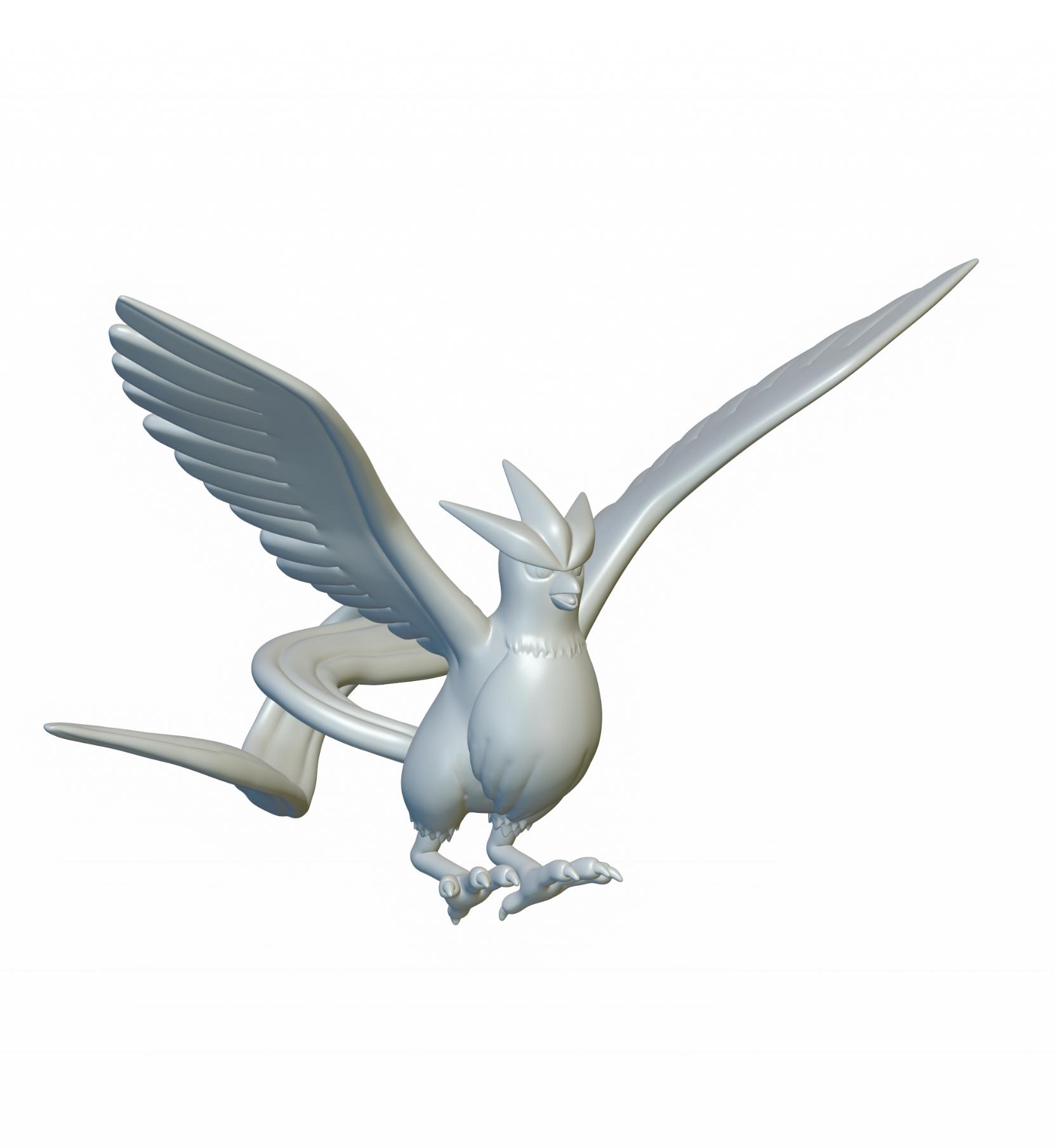 Pokemon Articuno #144 - Optimized for 3D Printing 3d model