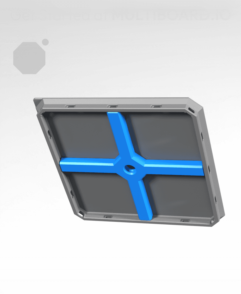 2x2 Lid Beam 3d model