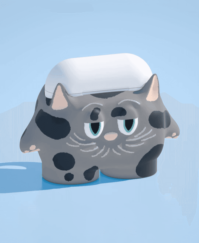 GATO Airpods Pro Case 3d model