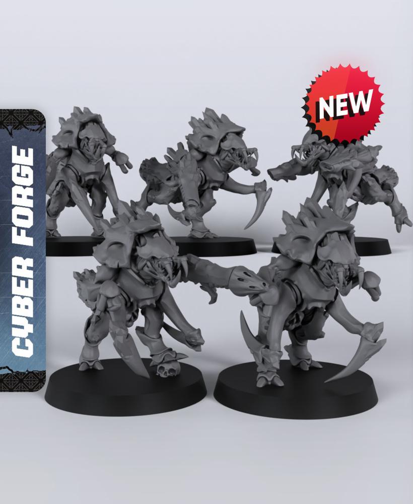 Teralisks - With Free Cyberpunk Warhammer - 40k Sci-Fi Gift Ideas for RPG and Wargamers 3d model