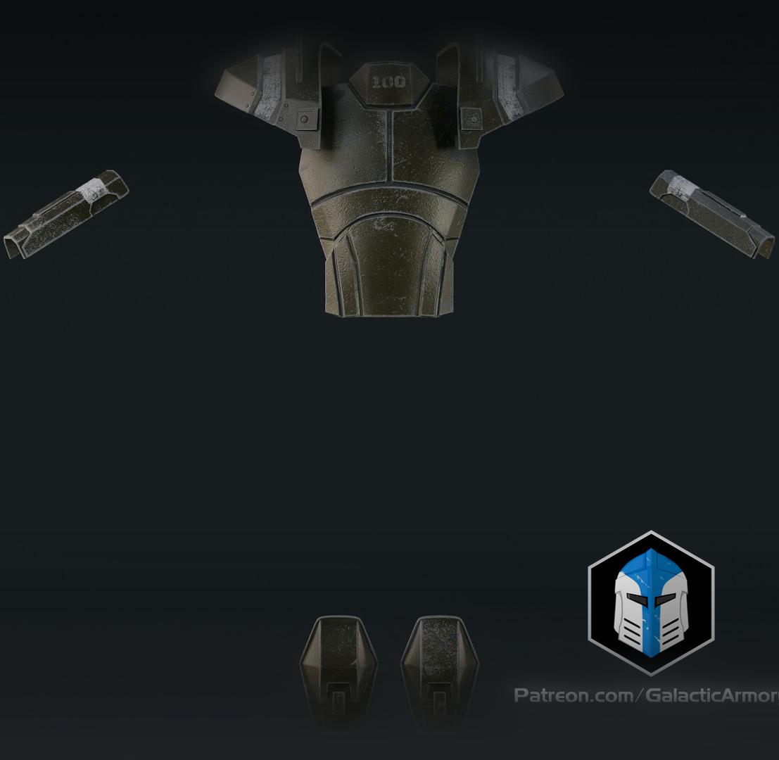 Fallout NCR Ranger Armor - 3D Print Files 3d model