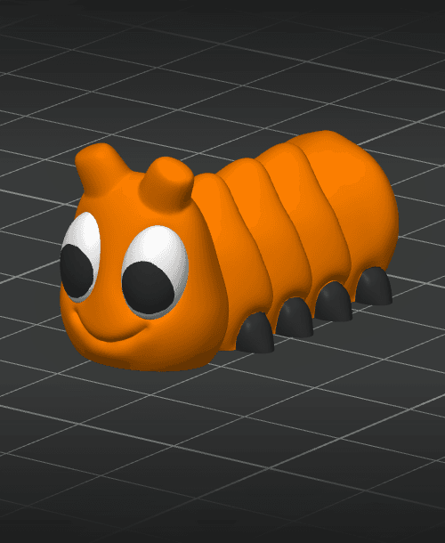 Flexi Grub (No Supports) 3d model