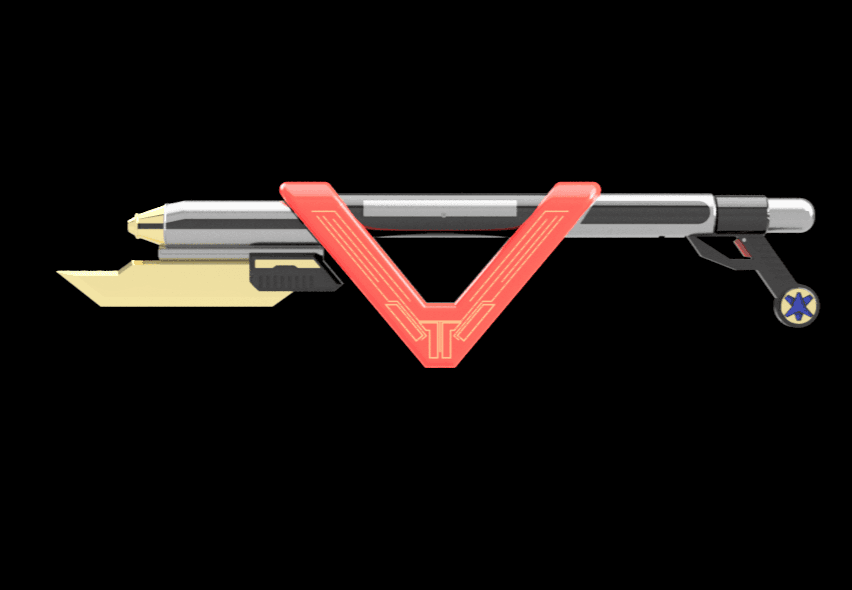 V-Lancers Transforming Weapon 3d model