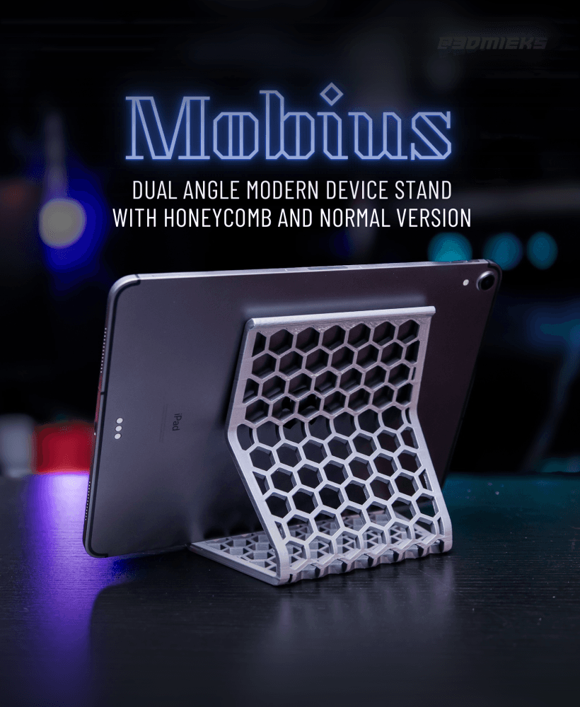 Mobius - Dual Angle Modern Tablet Stand 3d model