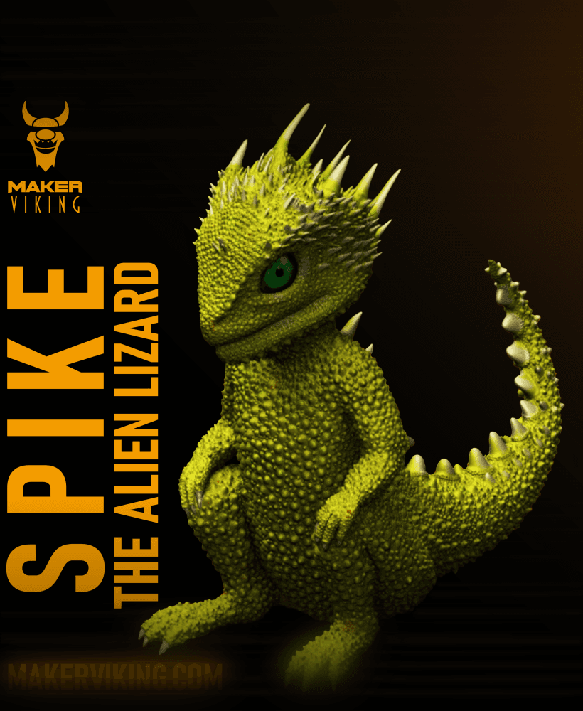 Spike - Alien Lizard 3d model