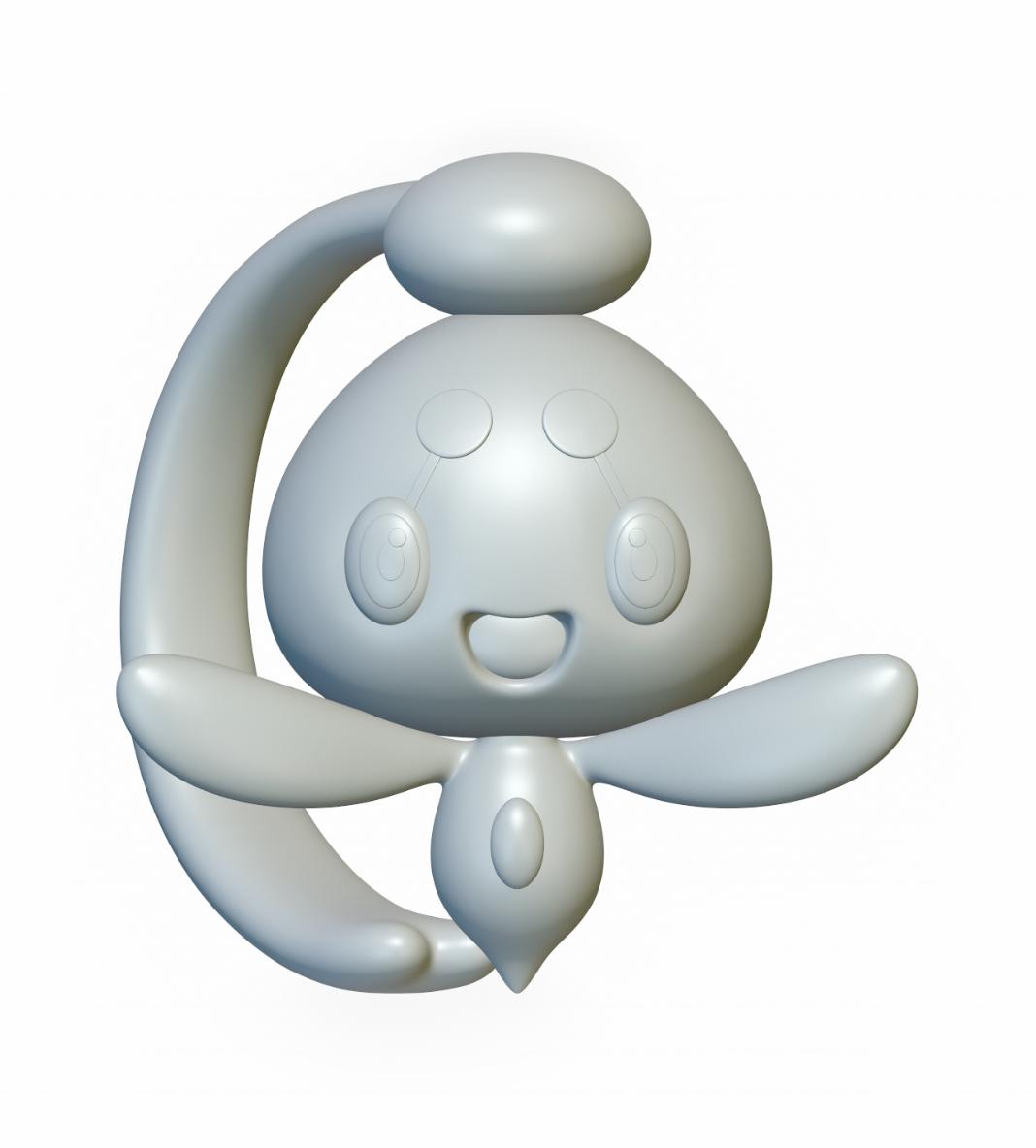 Pokemon Phione #489 - Optimized for 3D Printing 3d model