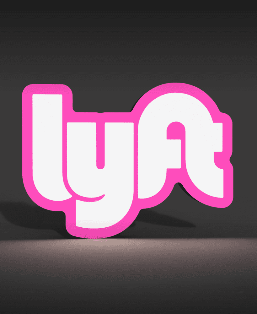 Lyft Lightbox LED Lamp 3d model