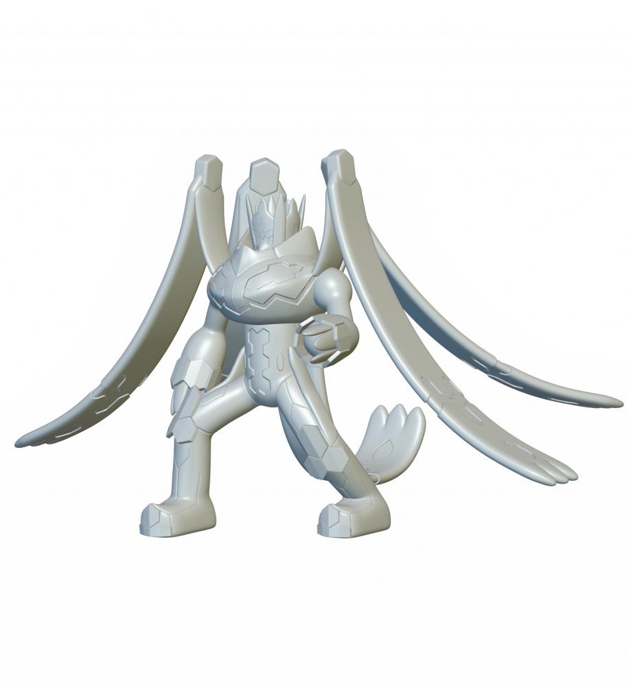 Pokemon Zygarde #718 - Optimized for 3D Printing 3d model