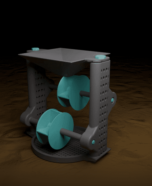 sand mill 3d model