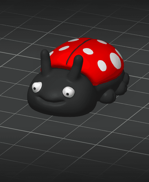 Flexi Lady Bug(No Supports) 3d model