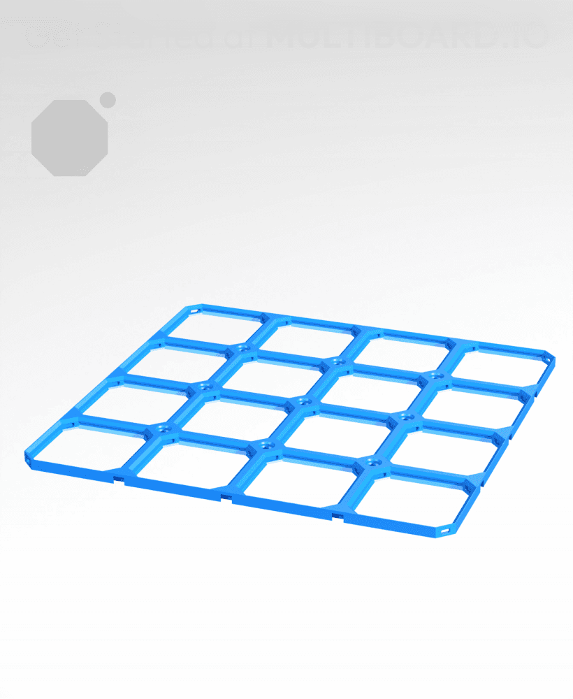 4x4 Multibin Panel 3d model