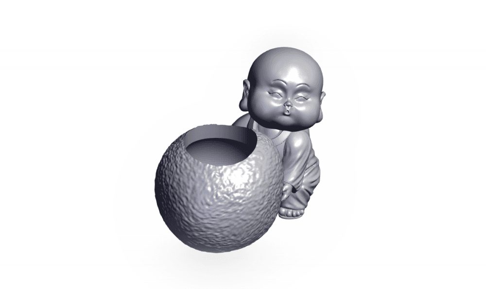 Buddha vase.stl 3d model