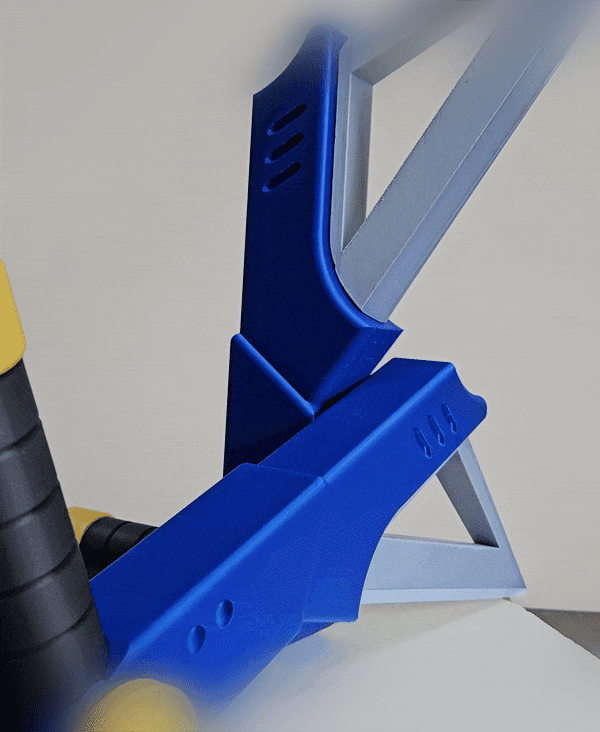 Zeo III Blue Ranger Power Tonfa 3d model