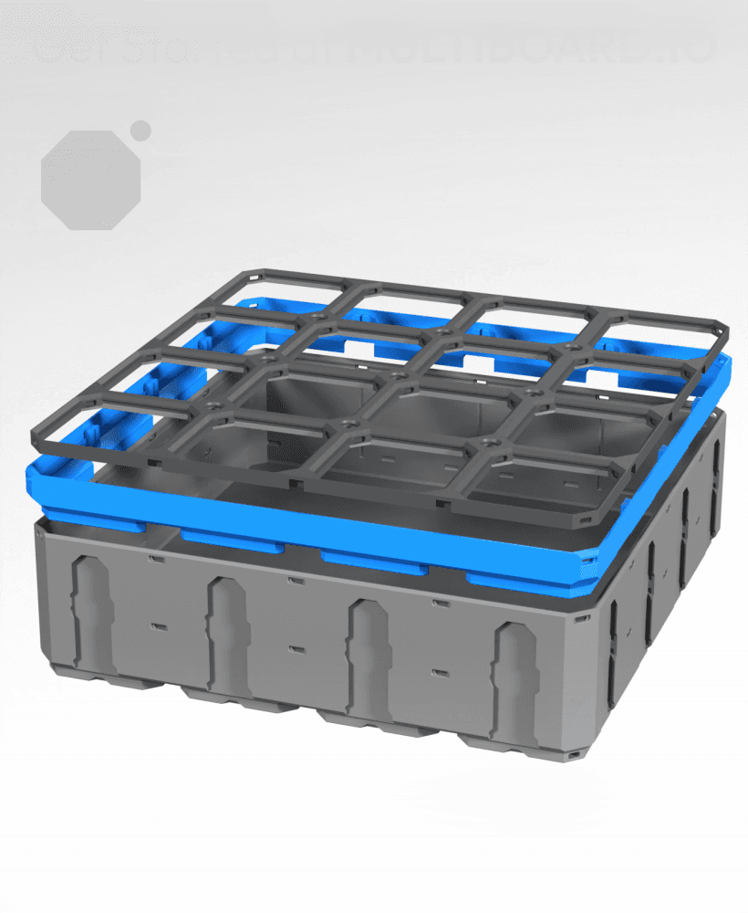 4x4 - Multigrid Panel Lid Rim 3d model