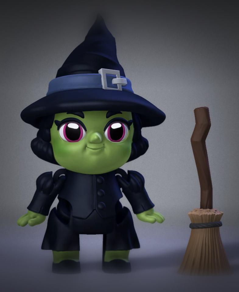 Baby Witch 3d model