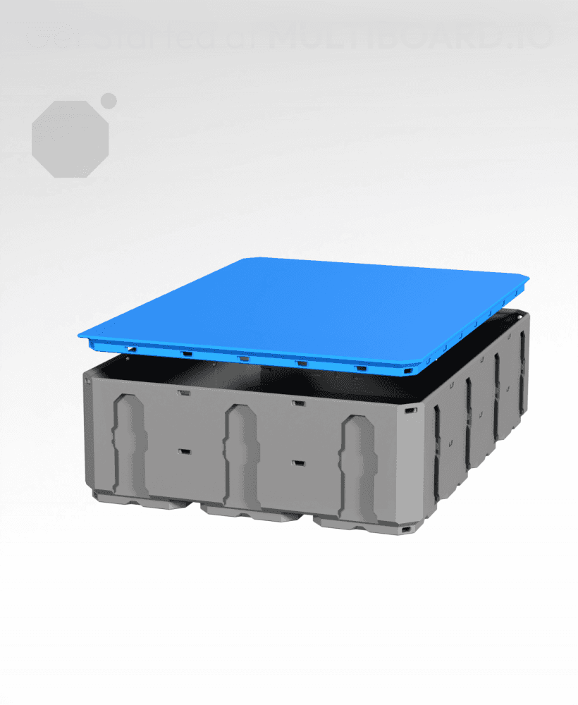 4x3 - Drop-In Lid 3d model