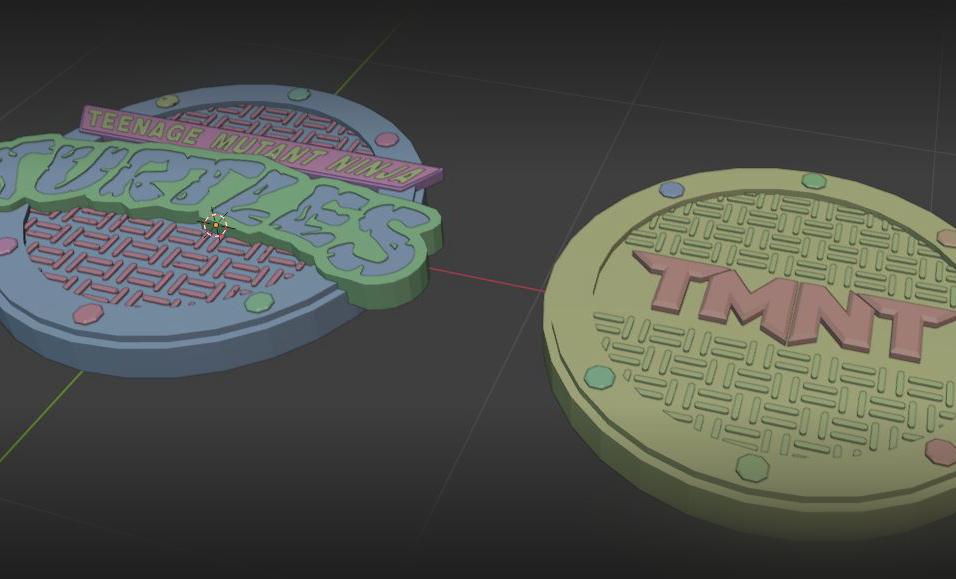 Teenage Mutant Ninja Turtle Manhole cover NO AMS.stl 3d model