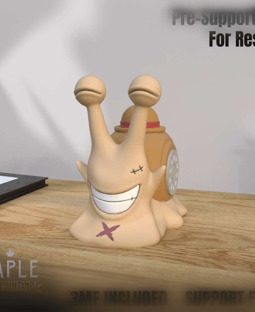 Transponder Snail - Luffy - One Piece 3d model