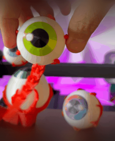 Ripped-Out Articulated Eyeballs 3d model