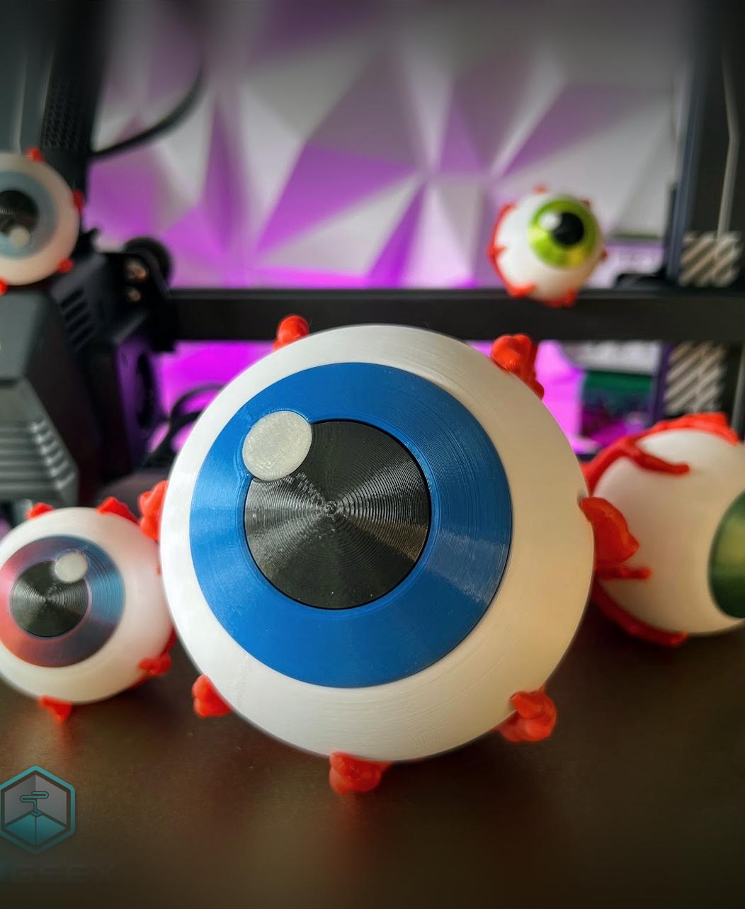 Ripped-Out Articulated Eyeballs 3d model